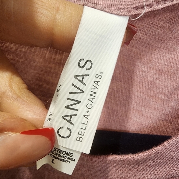 BELLA CANVAs The Feel Good Lab Unixex Pink Graphic T-shirt size L - Picture 5 of 7